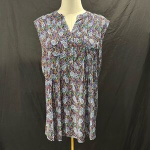 Ava & Grace sleeveless top with pineapples size XL